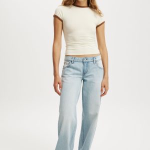 Low Rise Straight Jean