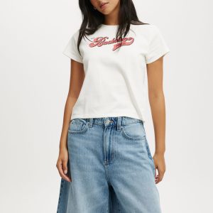 Lyocell Wide Denim Jort