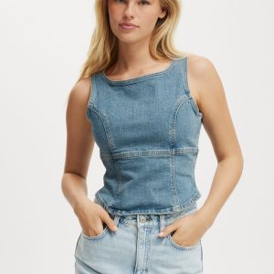 Codie Denim Corset
