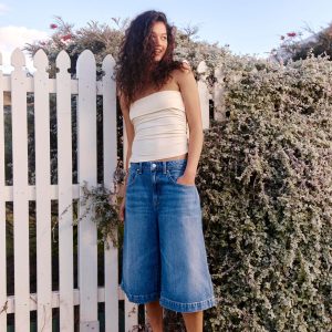 90 S Baggy Denim Jort