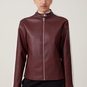 Nova Faux Leather Moto Jacket