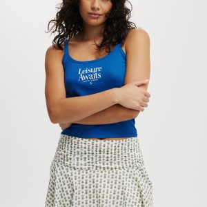 Georgie Hanky Hem Mini Skirt