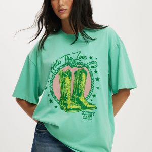 Johnny Cash Boxy Graphic Tee