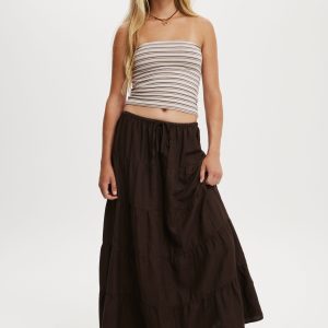 Haven Multi Tiered Maxi Skirt