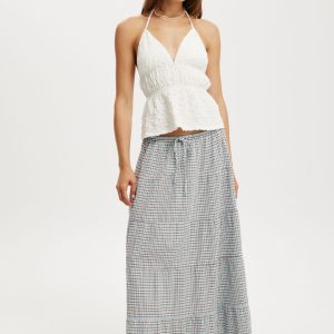Haven Multi Tiered Maxi Skirt