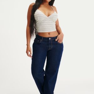 Curvy Low Rise Straight Jean