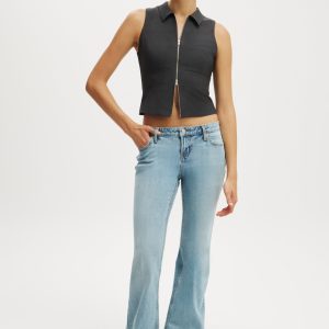 Low Rise Bootcut Jean