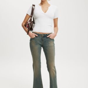Low Rise Bootcut Jean