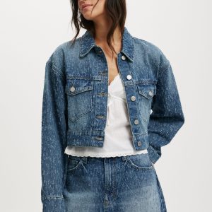 Cropped Denim Jacket