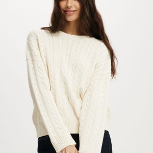 Cotton Crew Neck Sweater