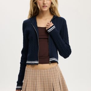 Everfine Double Zip Up Hoodie