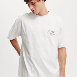 Box Fit Text T-Shirt