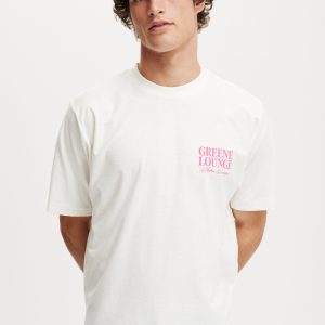 Cropped Fit Graphic T-Shirt