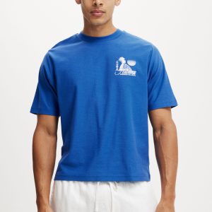 Cropped Fit Graphic T-Shirt