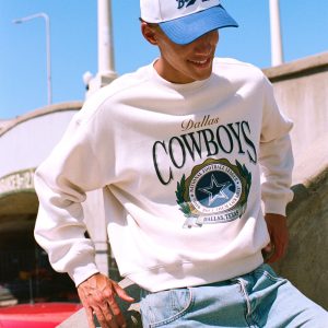 NFL Dallas Cowboys Box Fit Crew Sweater