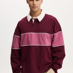 Cropped Fit Rugby Polo