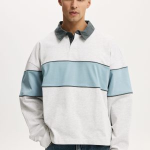 Cropped Fit Rugby Polo