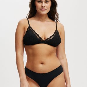 Everyday Lace Triangle Padded Bralette