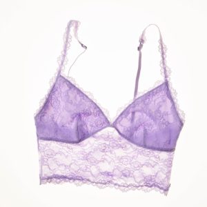 Stretch Lace Longline Bralette