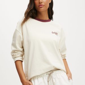 Long Sleeve Graphic Crew