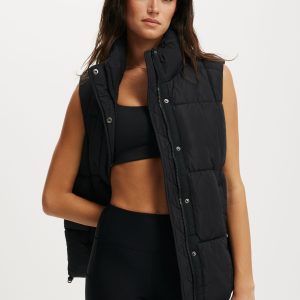The Mother Puffer Quilted Vest