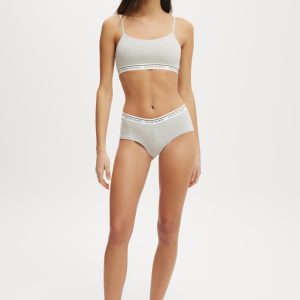 Branded Cotton Cheeky Boyshort