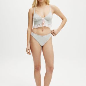 Sophie Cotton Pointelle G String